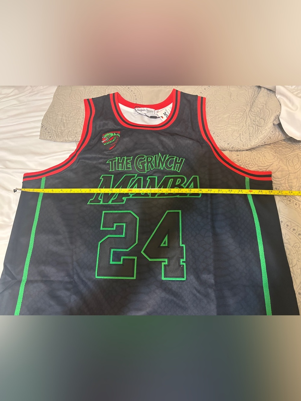 Brand New Headgear Classics Kobe Bryant The Grinch Mamba Men’s 4XL Jersey